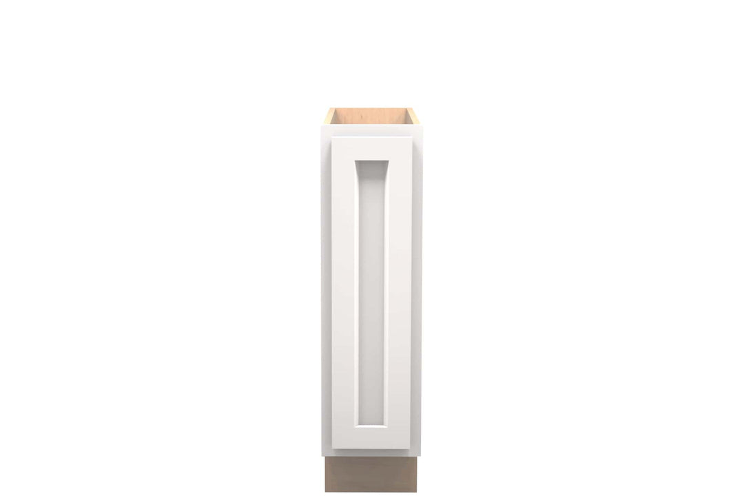 American Made Shaker RTA B09FHD Full Door Base Cabinet - White - American Made Cabinets