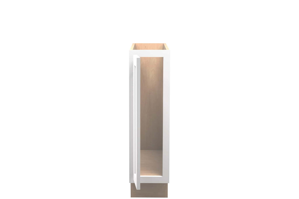 American Made Shaker RTA B09FHD Full Door Base Cabinet - White - American Made Cabinets
