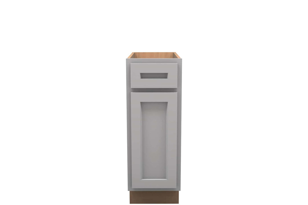 American Made Shaker RTA B12 Base Cabinet - Light Gray - American Made Cabinets