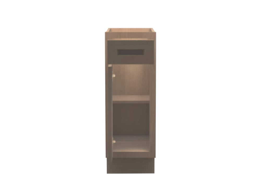 American Made Shaker RTA B12 Base Cabinet - Unfinished - American Made Cabinets