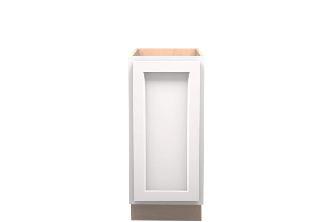 American Made Shaker RTA B15FHD Full Door Base Cabinet - White - American Made Cabinets