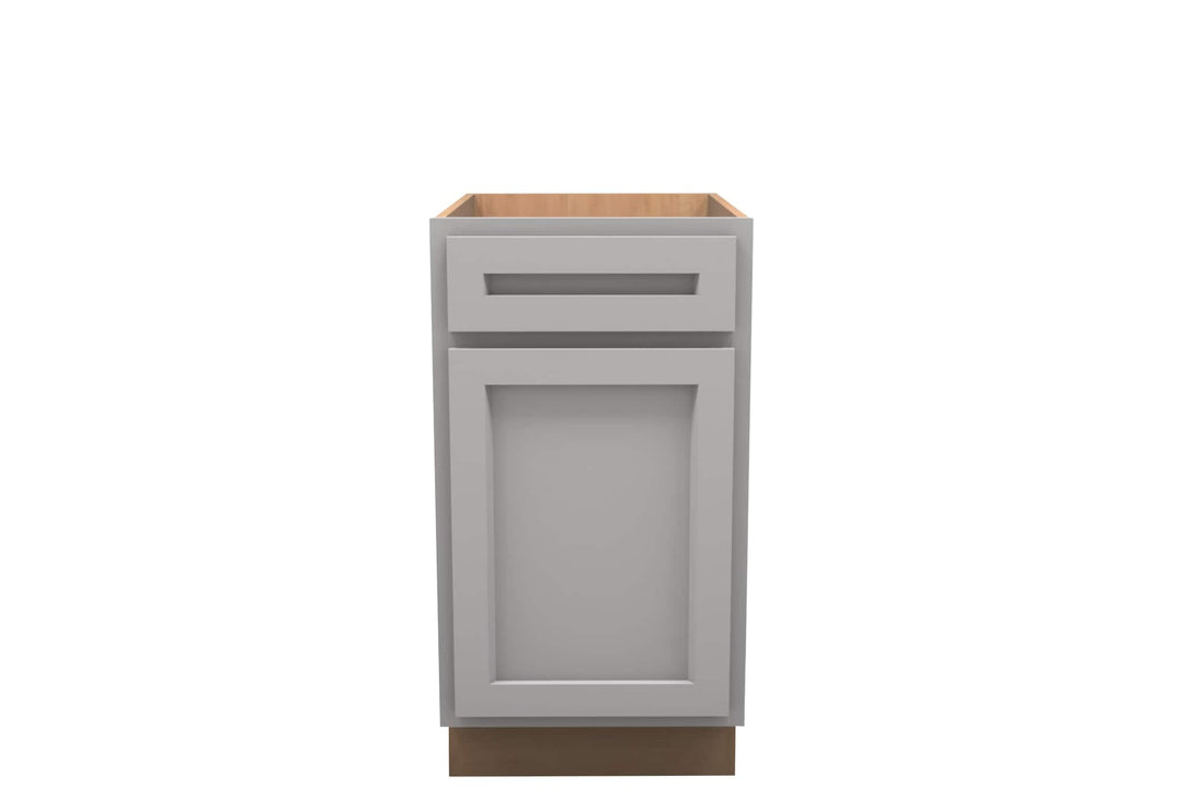American Made Shaker RTA B21 Base Cabinet - Light Gray - American Made Cabinets