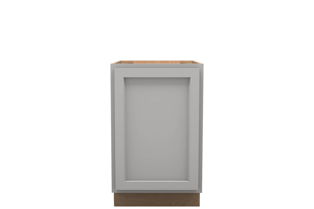 American Made Shaker RTA B21FHD Full Door Base Cabinet - Light Gray - American Made Cabinets