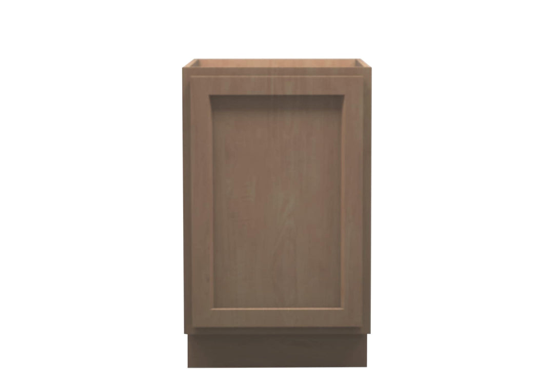 American Made Shaker RTA B21FHD Full Door Base Cabinet - Unfinished - American Made Cabinets