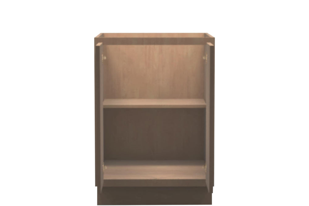 American Made Shaker RTA B24FHD Full Door Base Cabinet - Unfinished - American Made Cabinets
