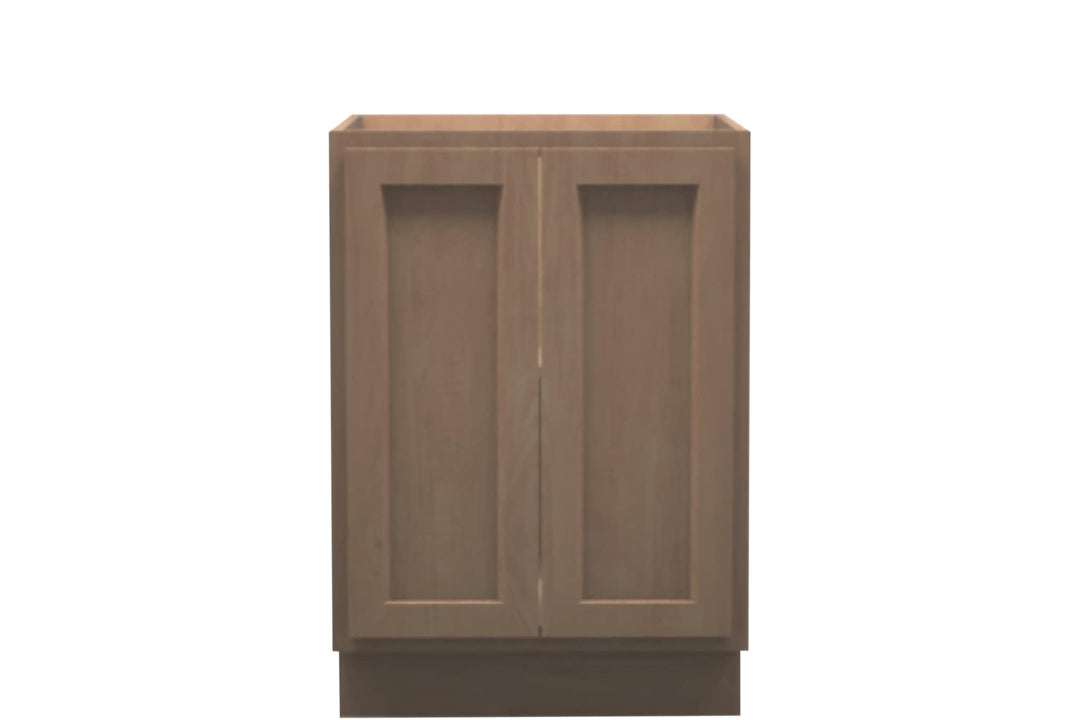 American Made Shaker RTA B24FHD Full Door Base Cabinet - Unfinished - American Made Cabinets