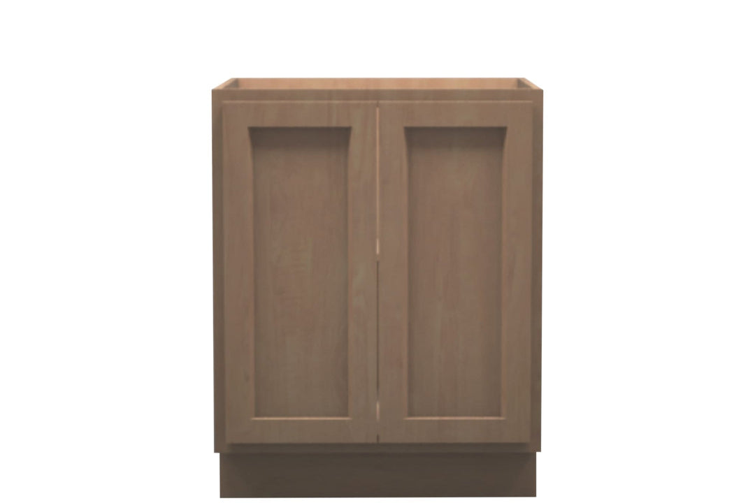 American Made Shaker RTA B27FHD Full Door Base Cabinet - Unfinished - American Made Cabinets