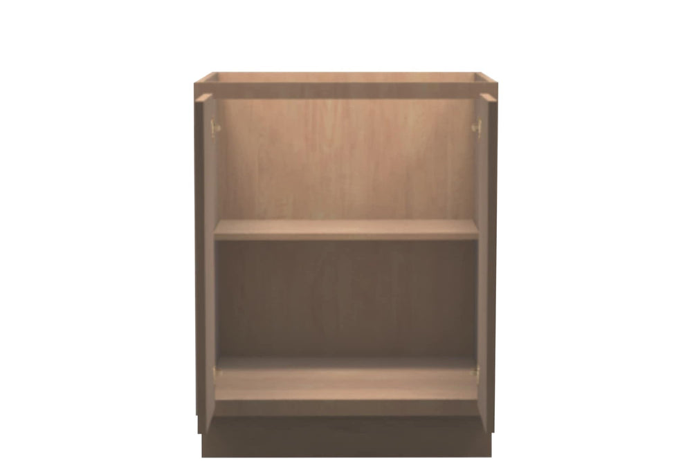 American Made Shaker RTA B27FHD Full Door Base Cabinet - Unfinished - American Made Cabinets