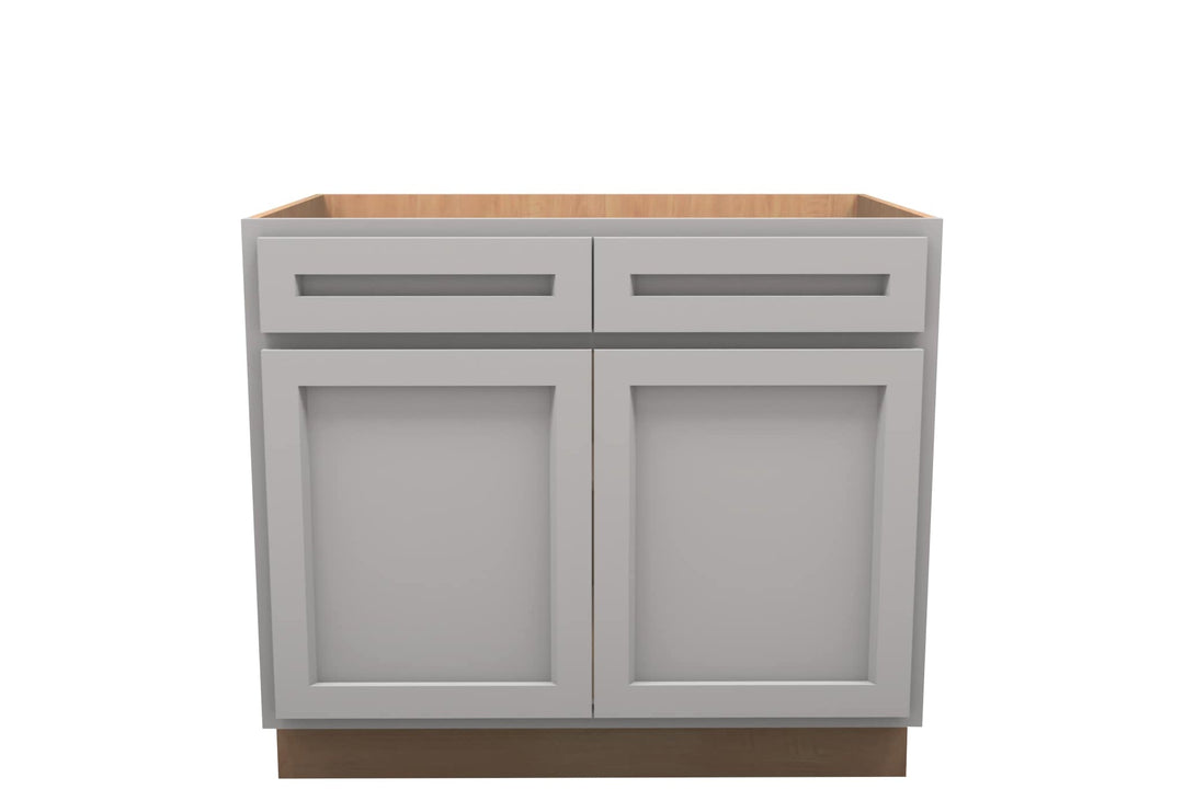 American Made Shaker RTA B39 Base Cabinet - Light Gray - American Made Cabinets