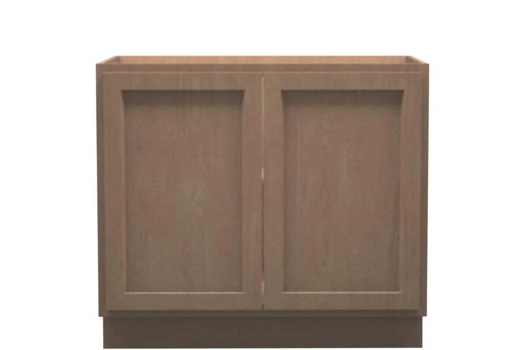 American Made Shaker RTA B39FHD Full Door Base Cabinet - Unfinished - American Made Cabinets