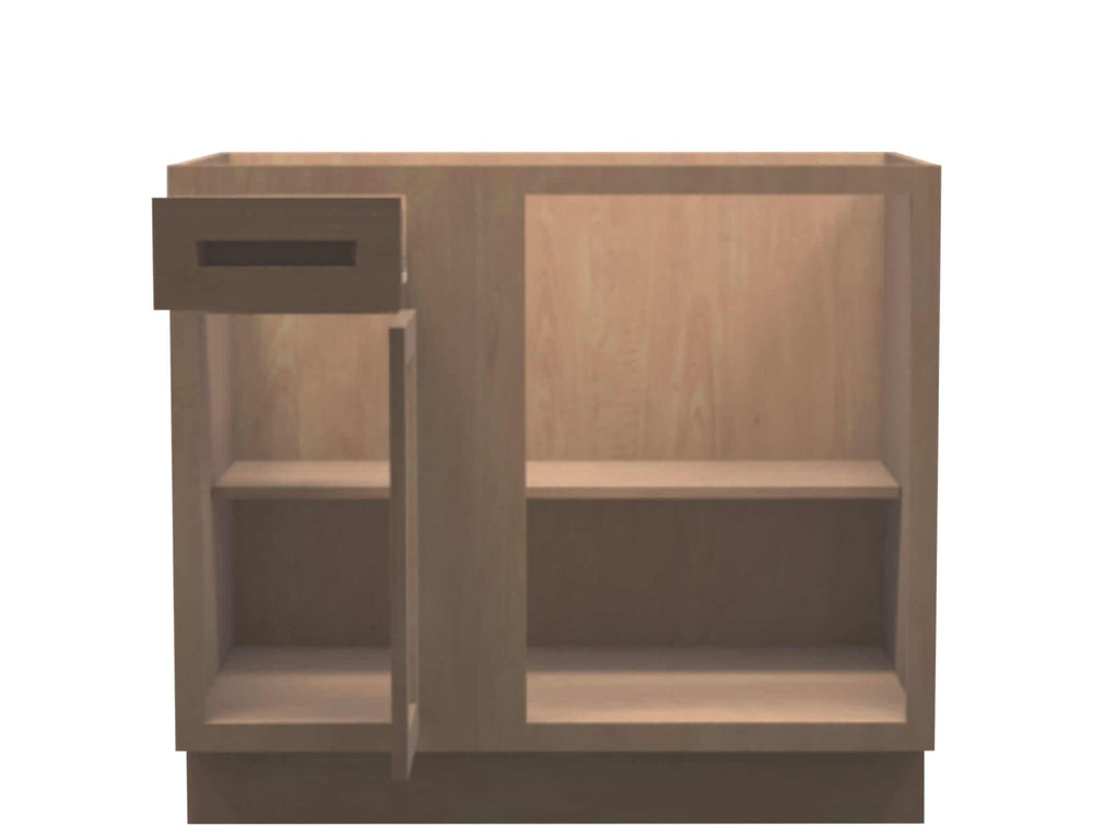 American Made Shaker RTA BBC39R Blind Corner Cabinet Right - Unfinished - American Made Cabinets