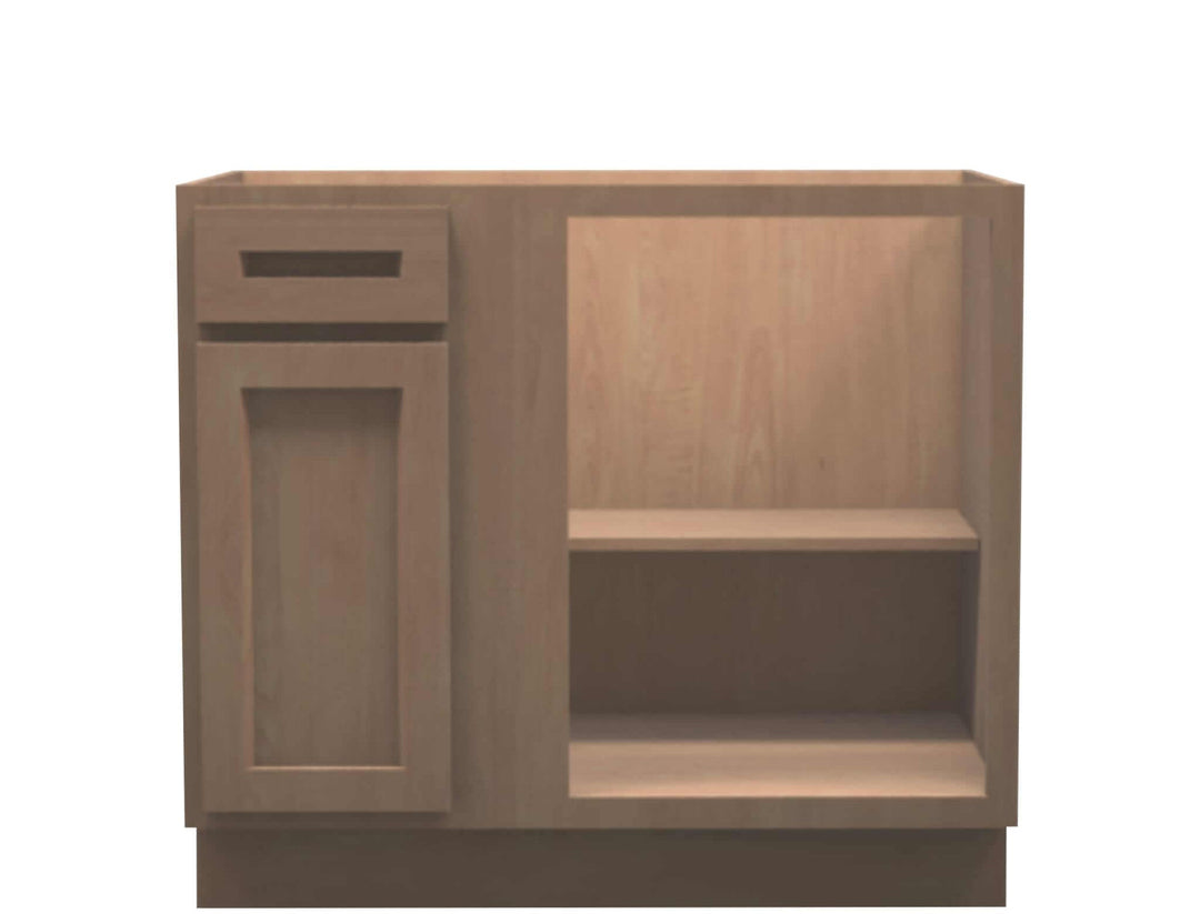 American Made Shaker RTA BBC39R Blind Corner Cabinet Right - Unfinished - American Made Cabinets