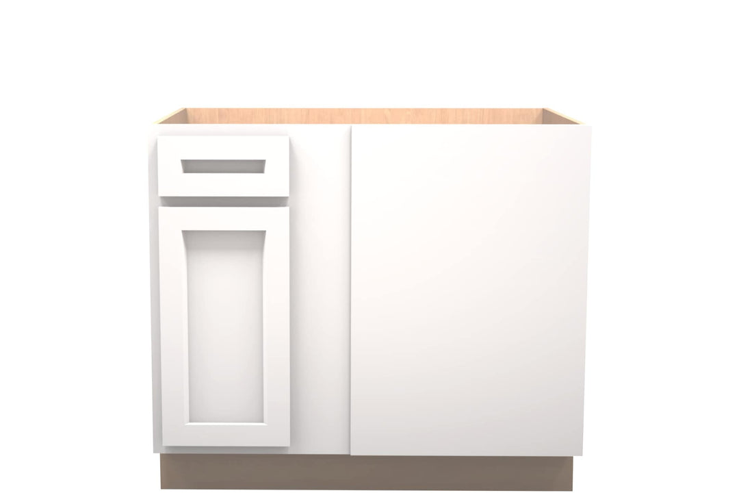 American Made Shaker RTA BBC39R Blind Corner Cabinet Right - White - American Made Cabinets