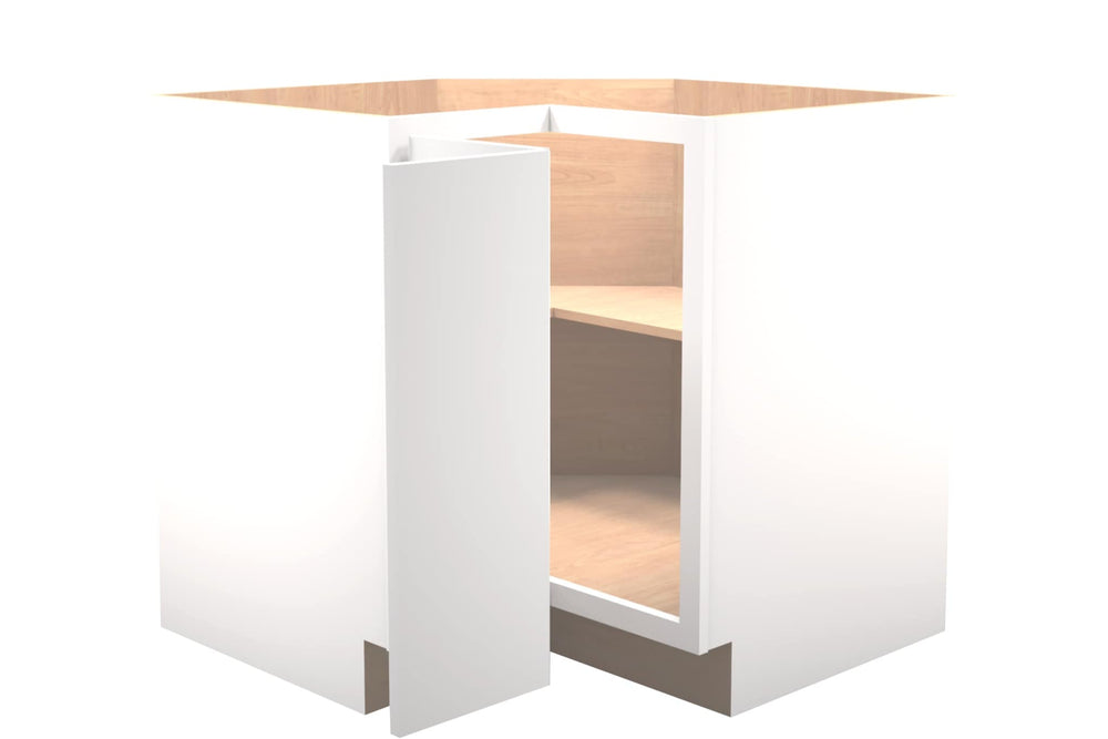 American Made Shaker RTA BCC36 Base Corner Cabinet Shaker - White - American Made Cabinets