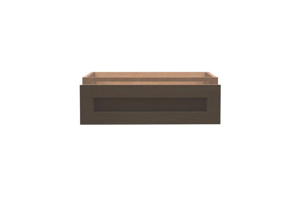 American Made Shaker RTA BDD24 Base Desk Drawer Cabinet - Unfinished - American Made Cabinets