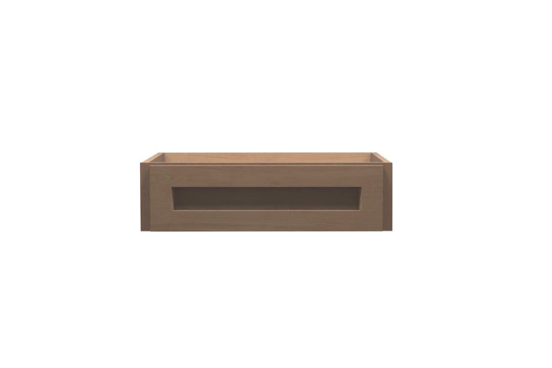 American Made Shaker RTA BDD24 Base Desk Drawer Cabinet - Unfinished - American Made Cabinets