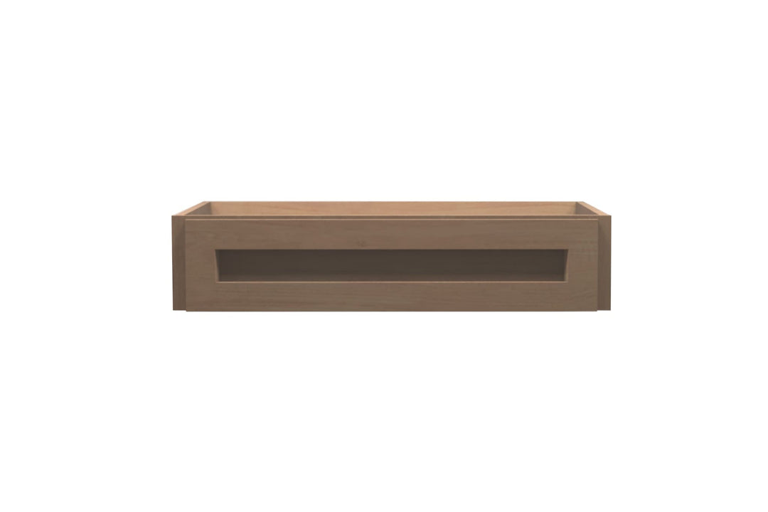 American Made Shaker RTA BDD30 Base Desk Drawer Cabinet - Unfinished - American Made Cabinets
