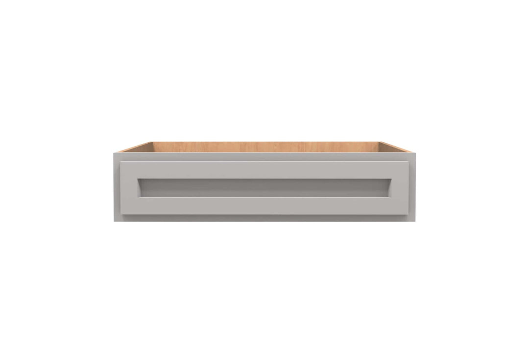 American Made Shaker RTA BDD36 Base Desk Drawer Cabinet - Light Gray - American Made Cabinets