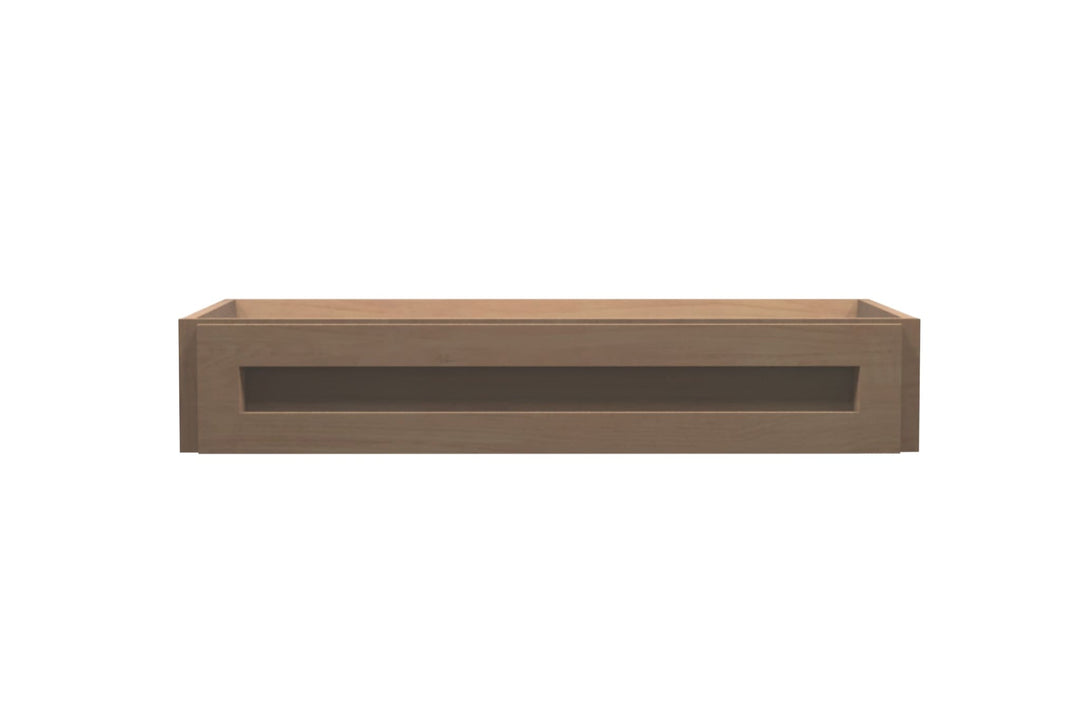 American Made Shaker RTA BDD36 Base Desk Drawer Cabinet - Unfinished - American Made Cabinets