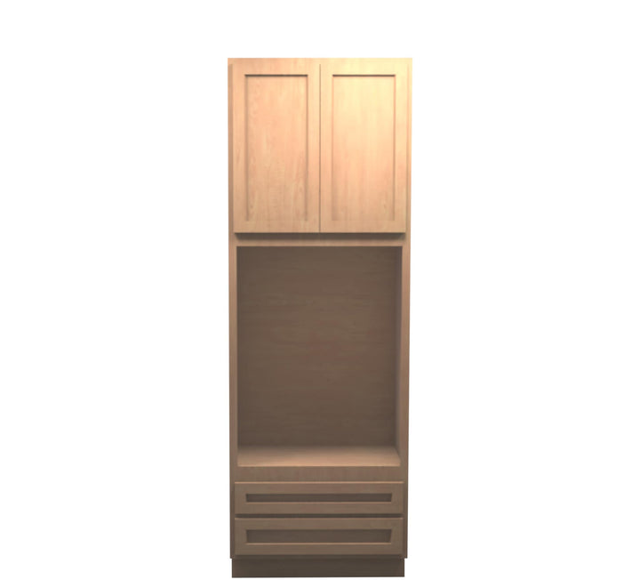 American Made Shaker RTA DOC3396 Double Oven Cabinet-Unfinished Stain Grade