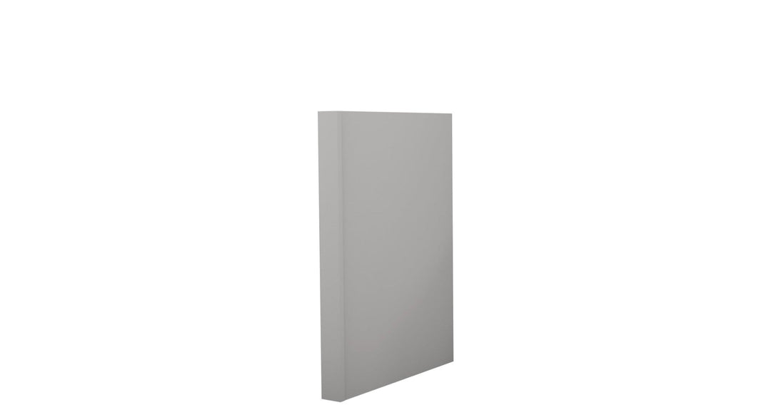 American Made Shaker RTA DWR Dishwasher Return Panel - Light Gray - American Made Cabinets