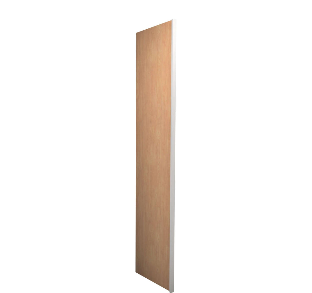 American Made Shaker RTA FP2496 Refrigerator Panel - Light Gray - American Made Cabinets