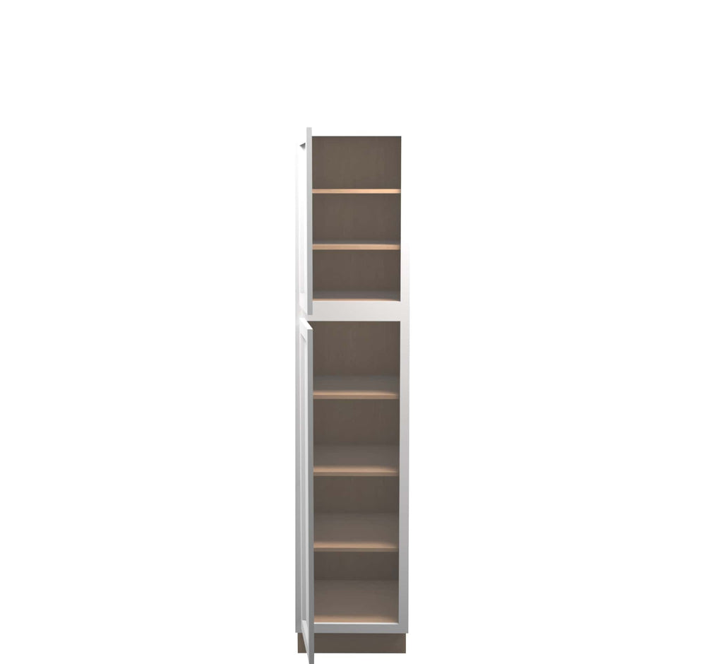 American Made Shaker RTA LC1884 Vanity Linen Cabinet - White - American Made Cabinets