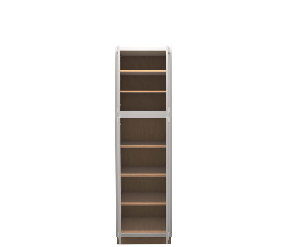 American Made Shaker RTA LC2484 Vanity Linen Cabinet - Light Gray - American Made Cabinets