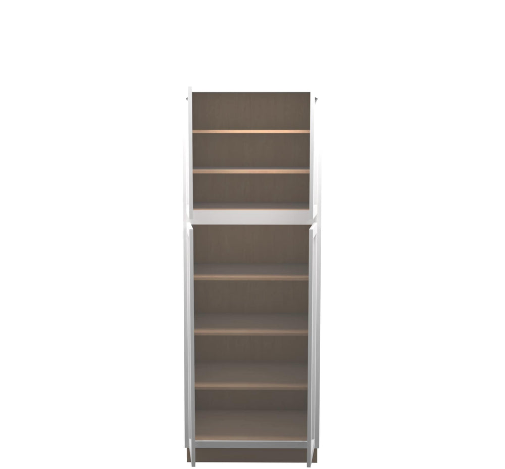 American Made Shaker RTA LC3084 Vanity Linen Cabinet - White - American Made Cabinets