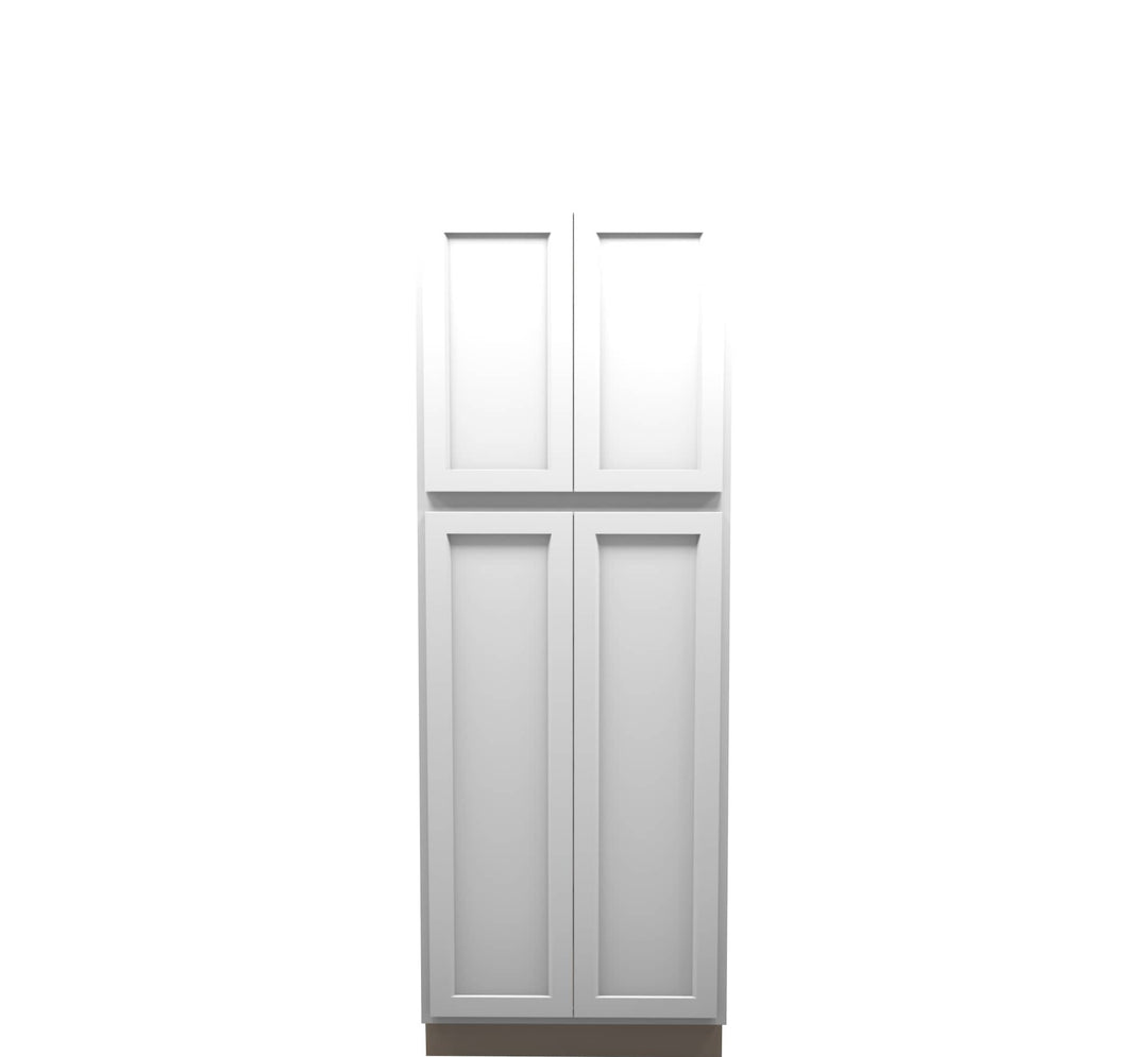 American Made Shaker RTA LC3084 Vanity Linen Cabinet - White - American Made Cabinets