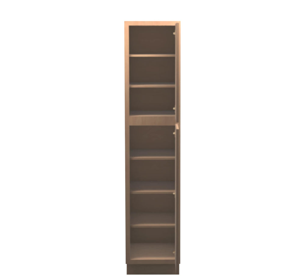 American Made Shaker RTA PC1884 Pantry Cabinet - Unfinished - American Made Cabinets