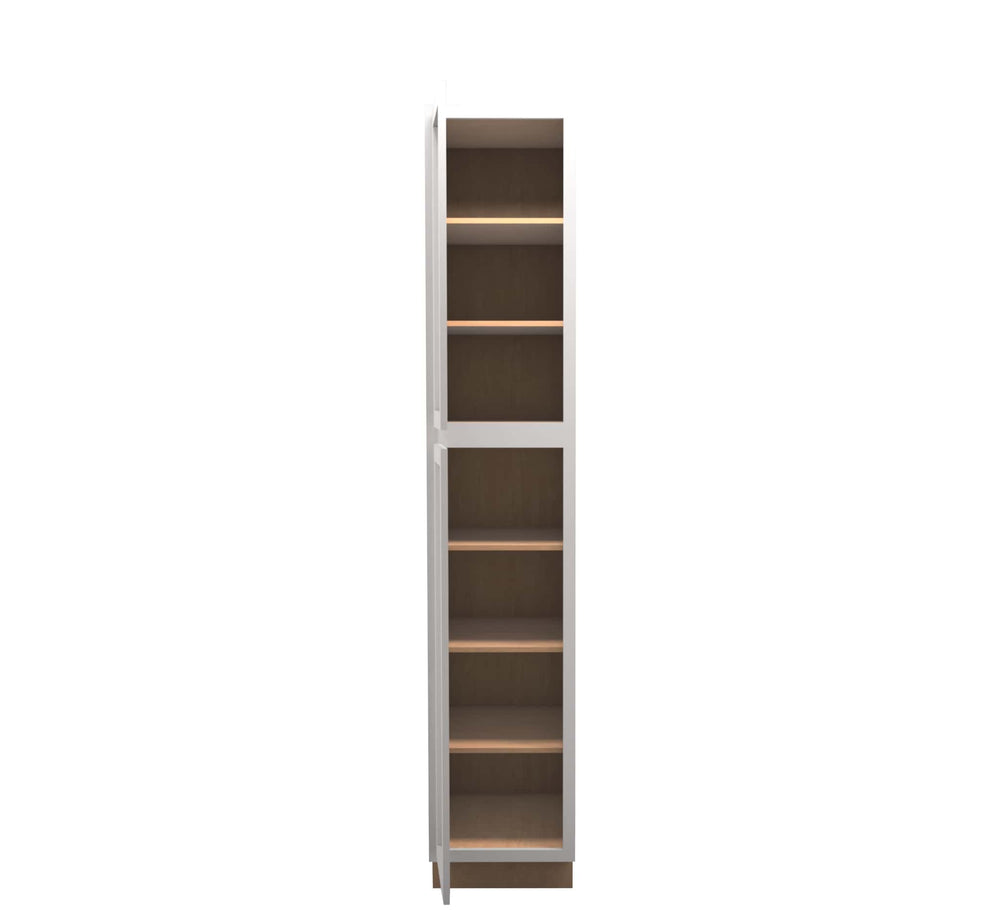 American Made Shaker RTA PC1896 Pantry Cabinet - Light Gray - American Made Cabinets