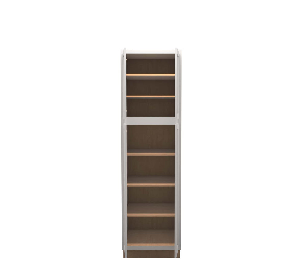 American Made Shaker RTA PC2484 Pantry Cabinet - Light Gray - American Made Cabinets