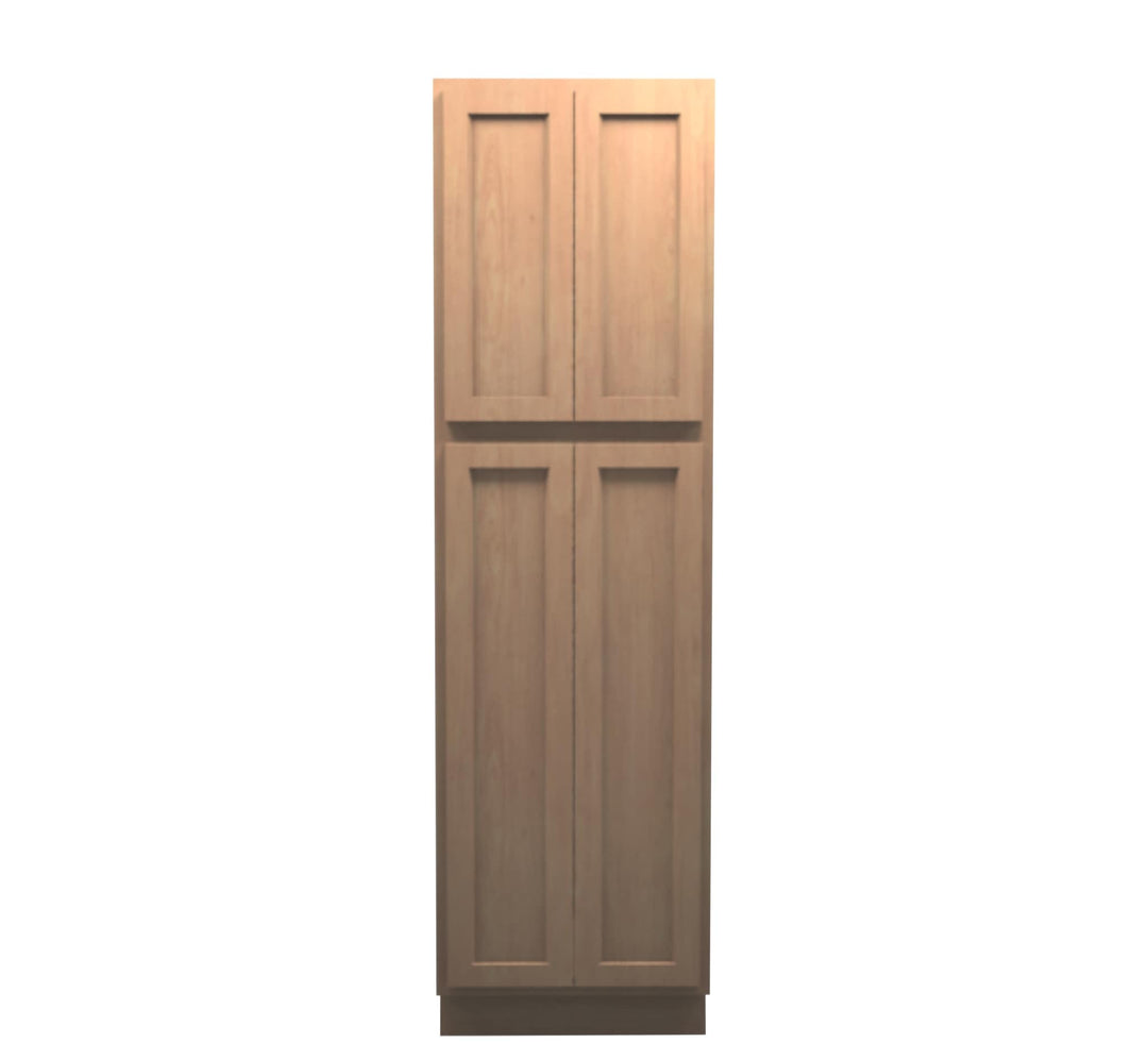American Made Shaker RTA PC2484 Pantry Cabinet - Unfinished - American Made Cabinets