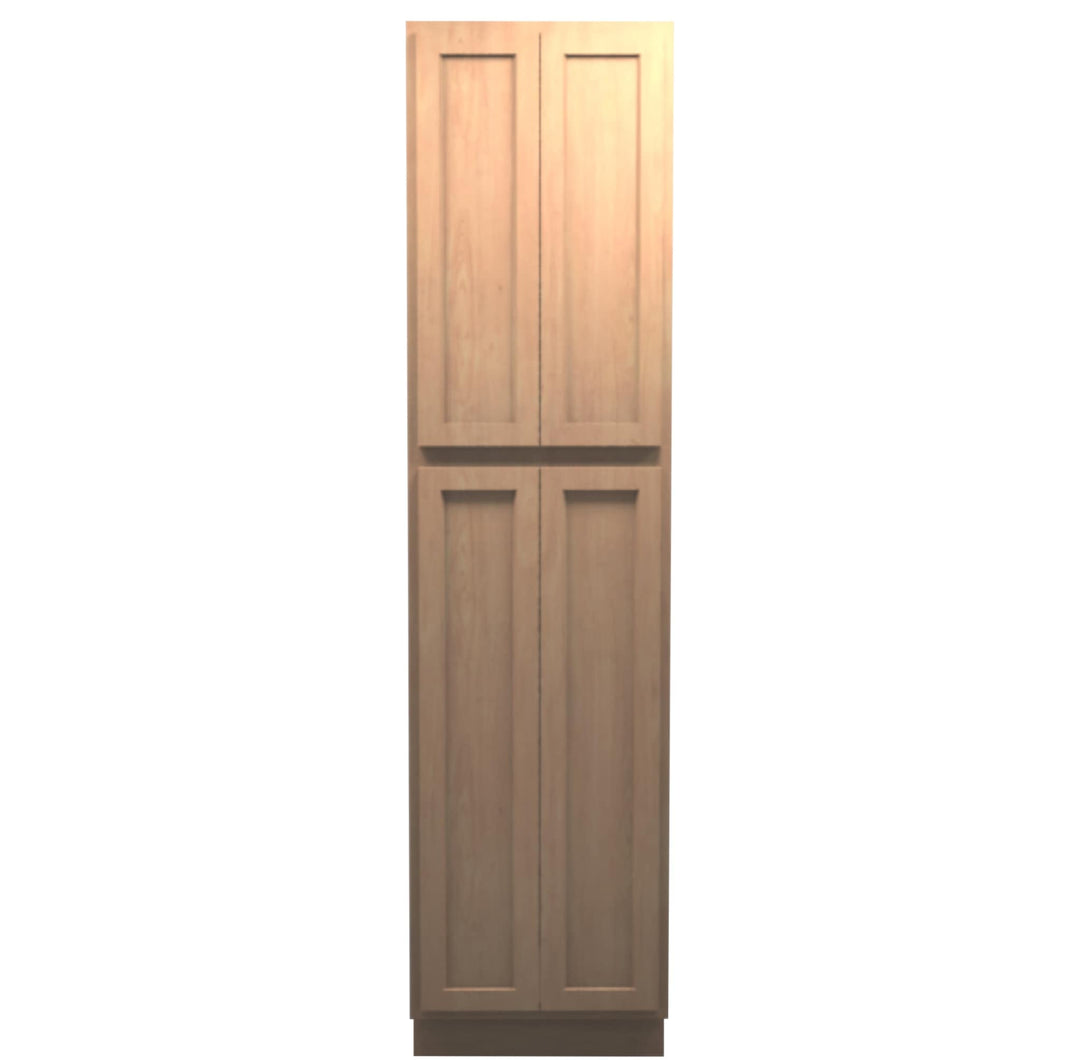 American Made Shaker RTA PC2496 Pantry Cabinet - Unfinished - American Made Cabinets