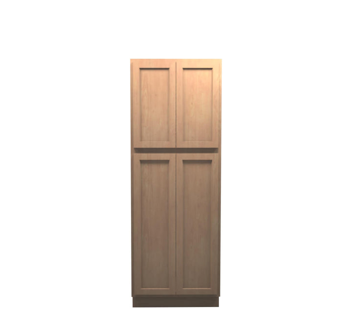 American Made Shaker RTA PC3084 Pantry Cabinet - Unfinished - American Made Cabinets