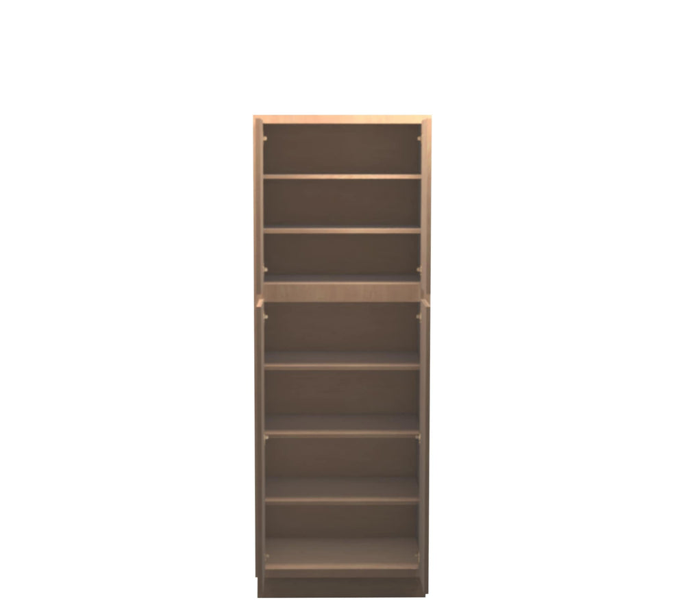 American Made Shaker RTA PC3084 Pantry Cabinet - Unfinished - American Made Cabinets