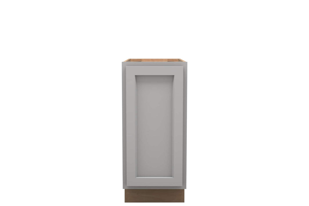 American Made Shaker RTA VB15FHD Vanity Full Door Base Cab - Light Gray - American Made Cabinets