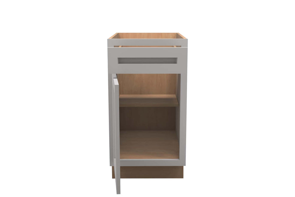 American Made Shaker RTA VB18 Vanity Base Cabinet - Light Gray - American Made Cabinets