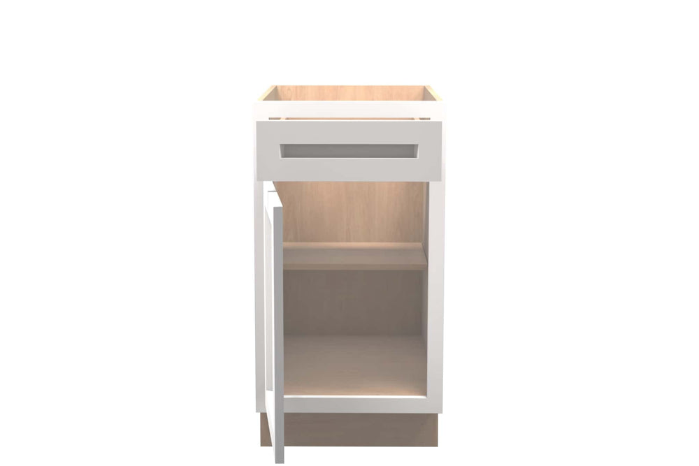 American Made Shaker RTA VB18 Vanity Base Cabinet - White - American Made Cabinets
