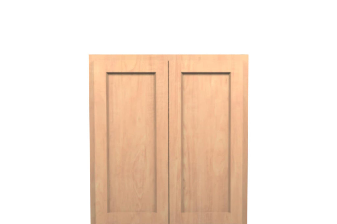 American Made Shaker RTA W2730 Wall Cabinet - Unfinished - American Made Cabinets