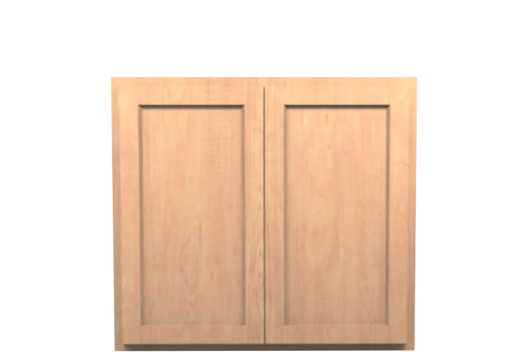 American Made Shaker RTA W3330 Wall Cabinet - Unfinished - American Made Cabinets