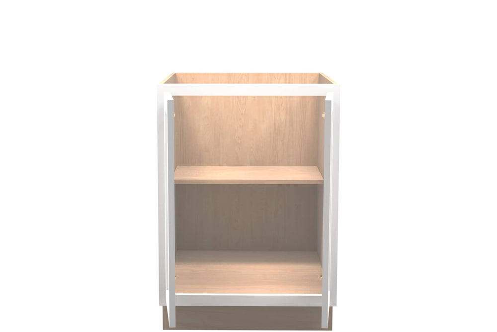 American Made Shaker RTA VB24FHD Vanity Full Door Base Cab - White - American Made Cabinets
