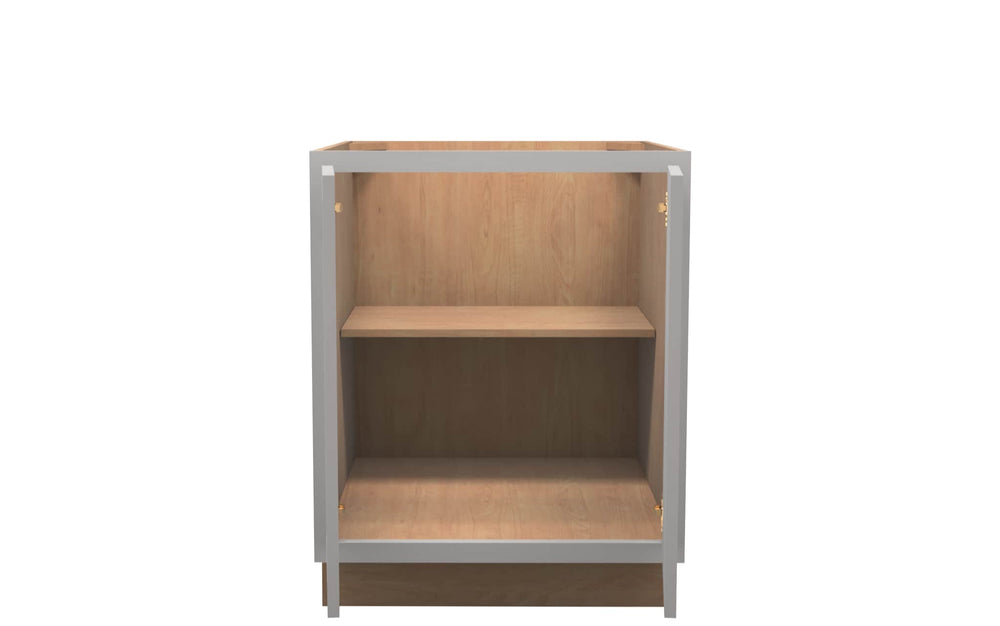 American Made Shaker RTA VB27FHD Vanity Full Door Base Cab - Light Gray - American Made Cabinets