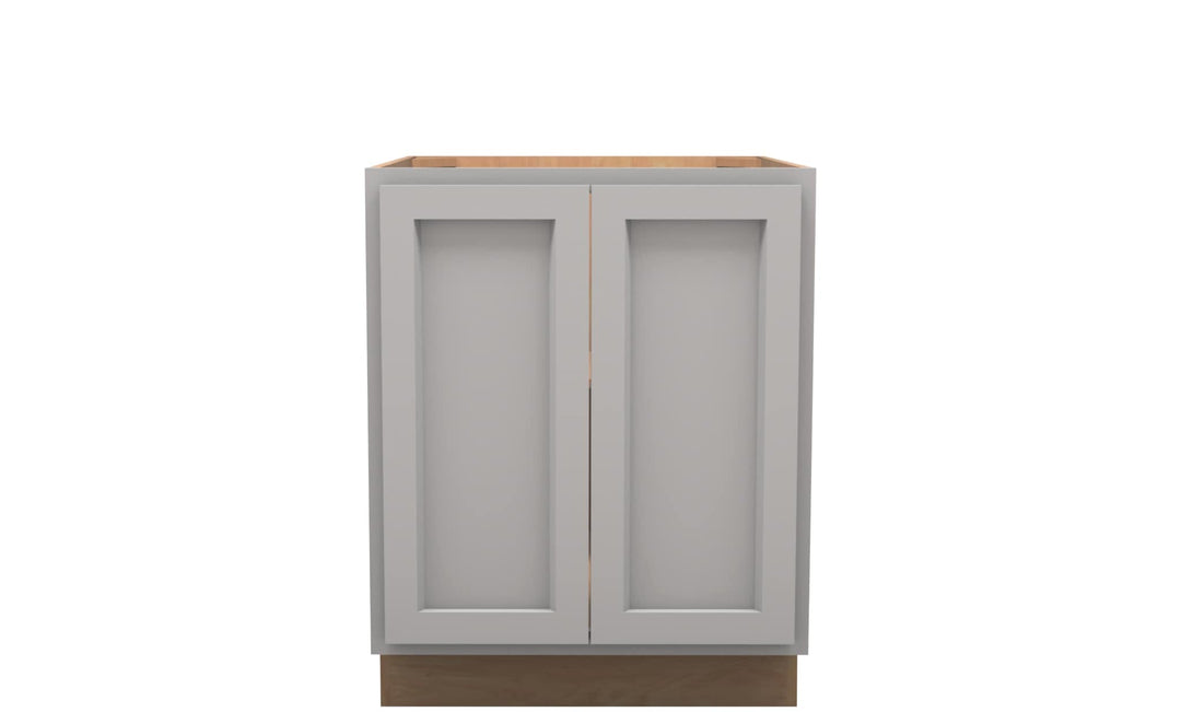 American Made Shaker RTA VB27FHD Vanity Full Door Base Cab - Light Gray - American Made Cabinets