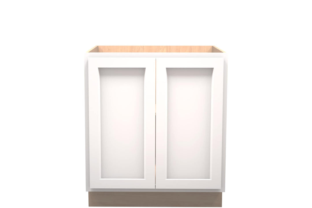 American Made Shaker RTA VB27FHD Vanity Full Door Base Cab - White - American Made Cabinets