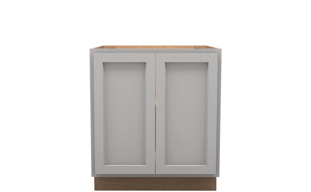 American Made Shaker RTA VB30FHD Vanity Full Door Base Cab - Light Gray - American Made Cabinets