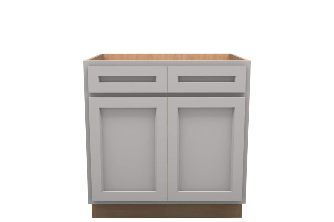 American Made Shaker RTA VB33 Vanity Base Cabinet - Light Gray - American Made Cabinets