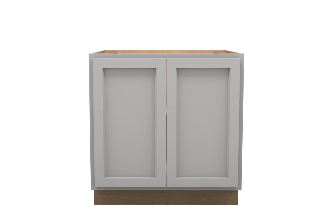 American Made Shaker RTA VB33FHD Vanity Full Door Base Cab - Light Gray - American Made Cabinets