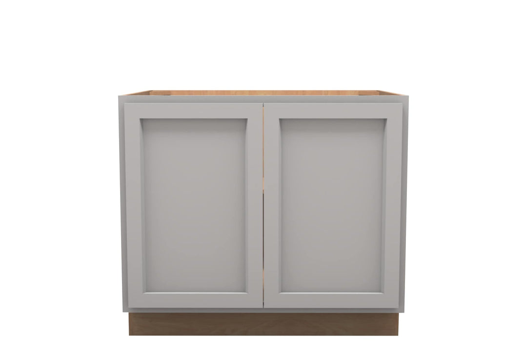 American Made Shaker RTA VB39FHD Vanity Full Door Base Cab - Light Gray - American Made Cabinets
